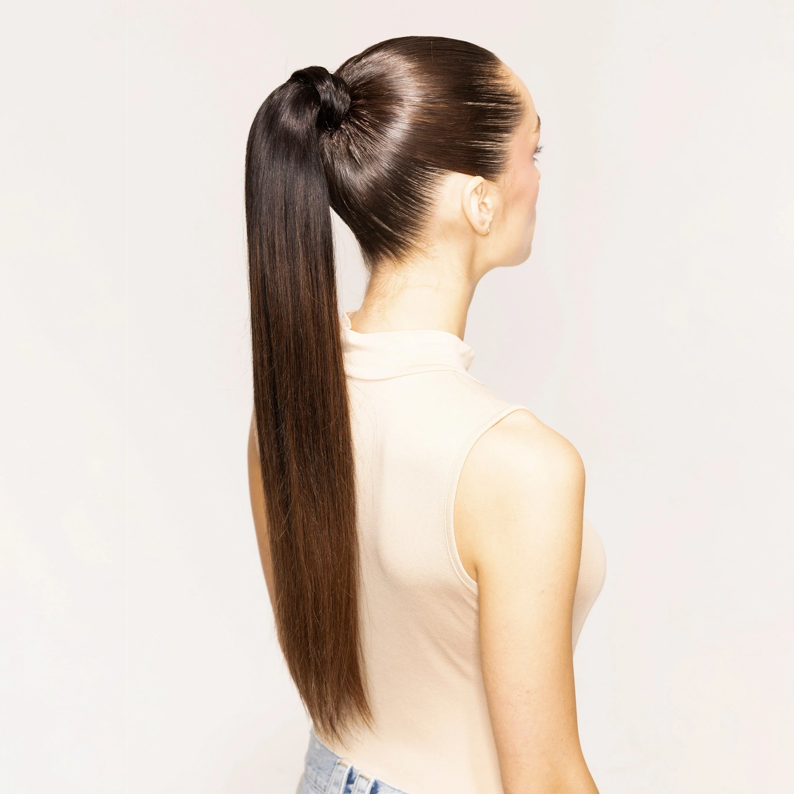 Andrew Fitzsimons Ponytail 2.0, Off Black/Chocolate Brown #1B/4 Balayage - Image 2