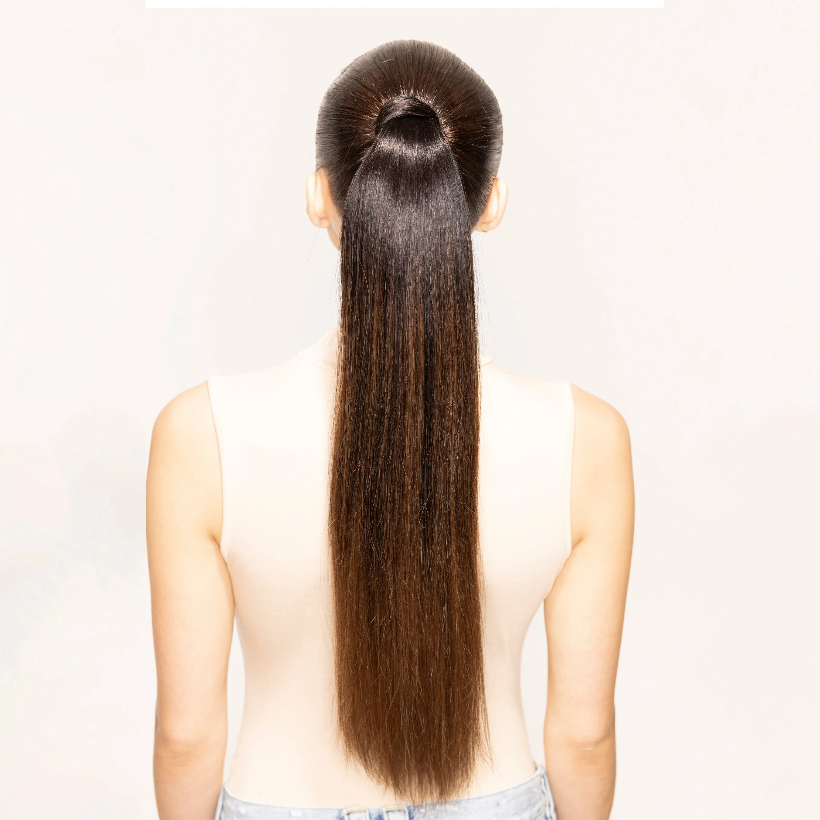 Andrew Fitzsimons Ponytail 2.0, Off Black/Chocolate Brown #1B/4 Balayage - Image 3
