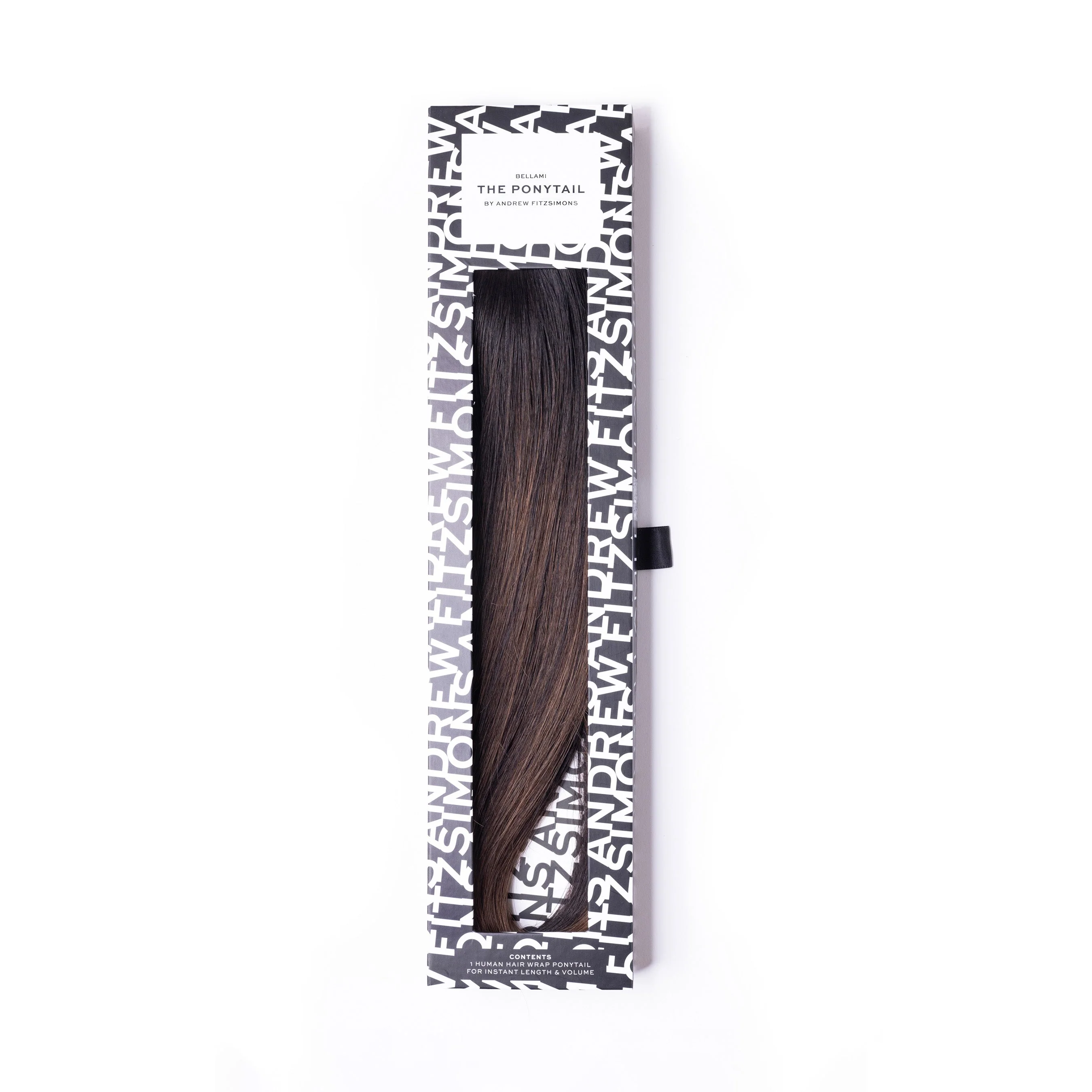 Andrew Fitzsimons Ponytail 2.0, Off Black/Chocolate Brown #1B/4 Balayage - Image 6