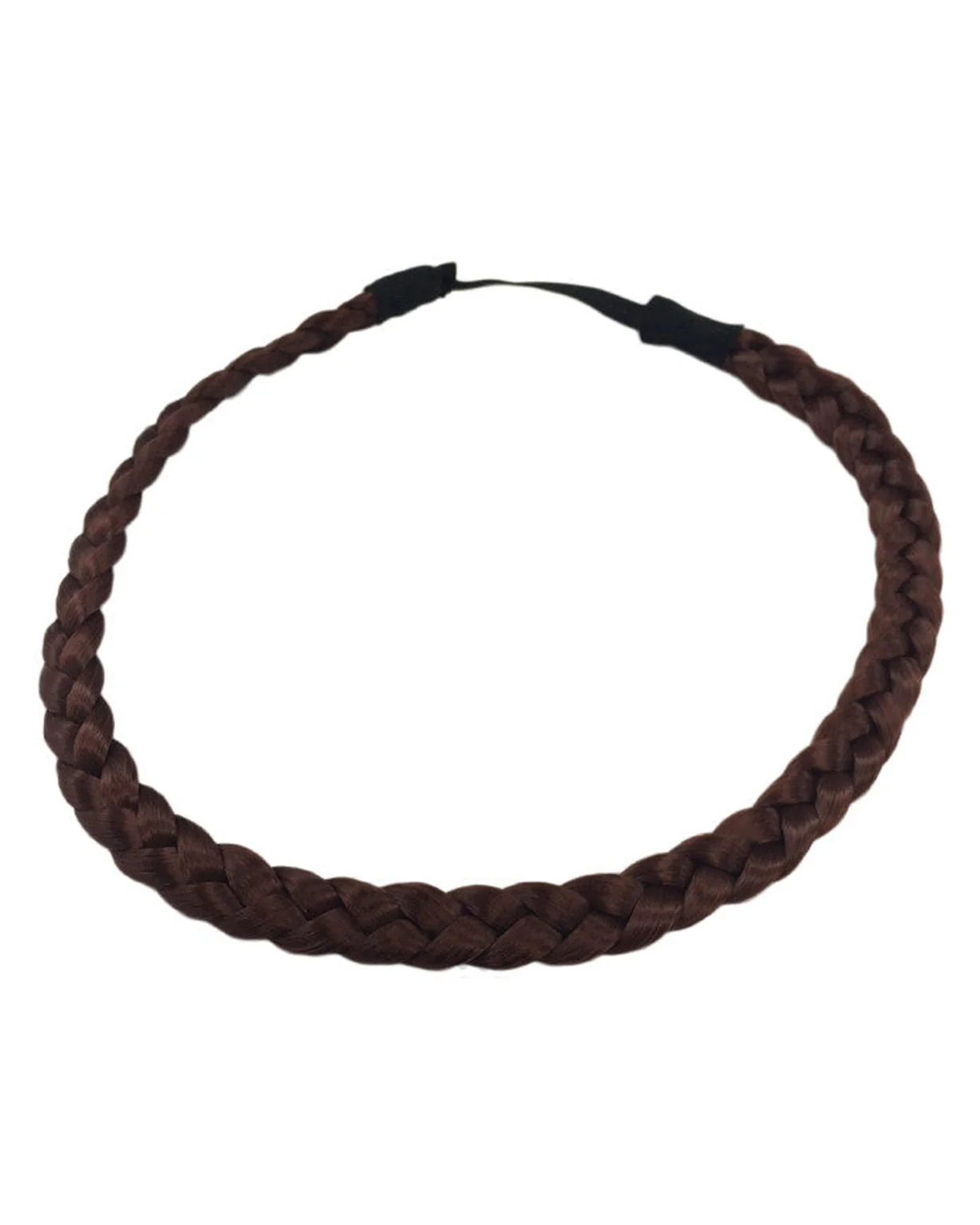 Braided Hairband, Vibrant Red