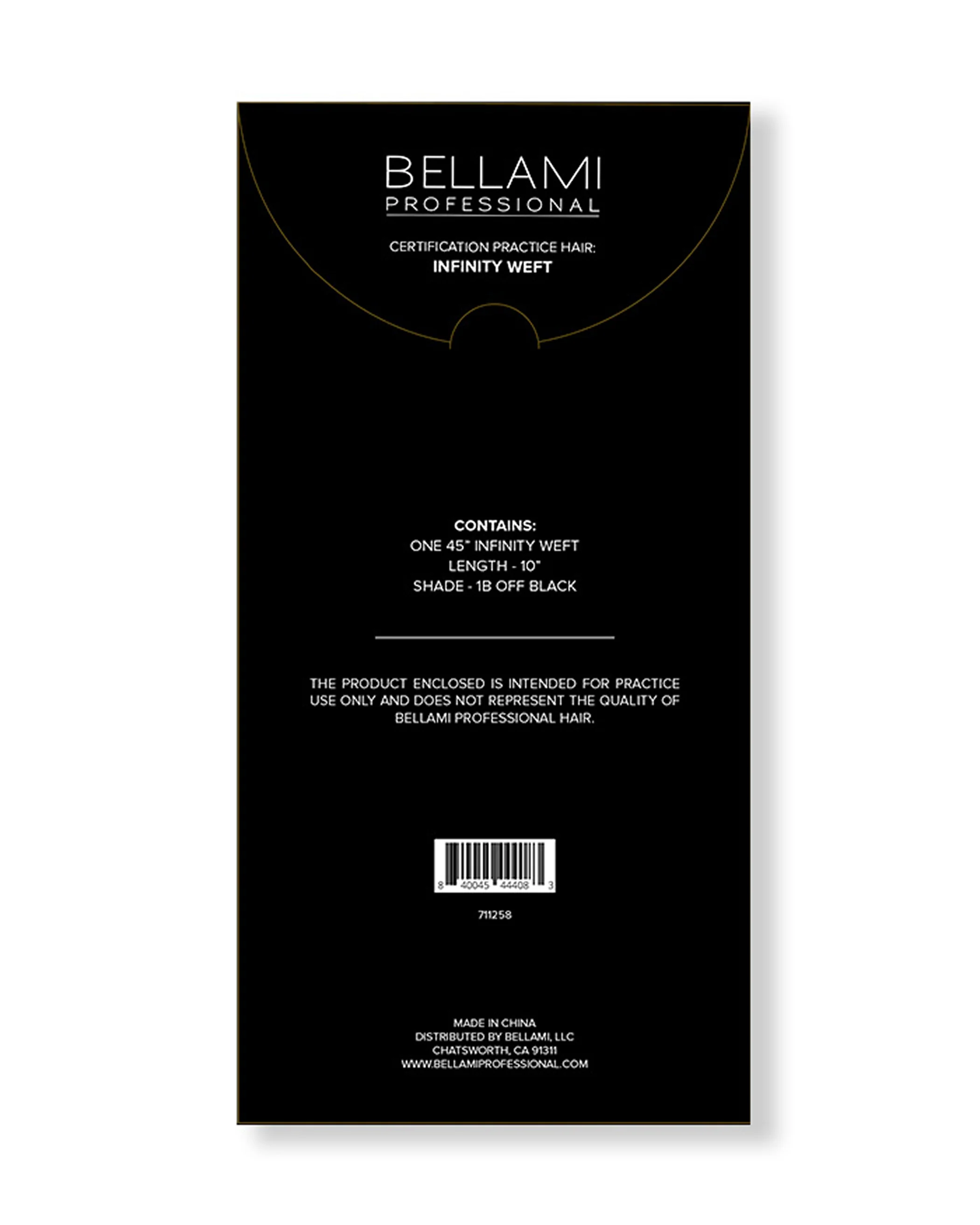 Certified Practice Infinity Weft, Off Black #1B Natural - Image 3
