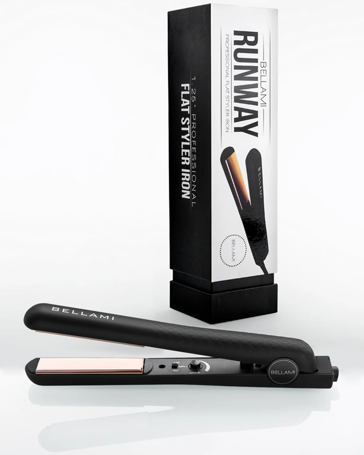 Runway Professional Flat Styler Iron - Black