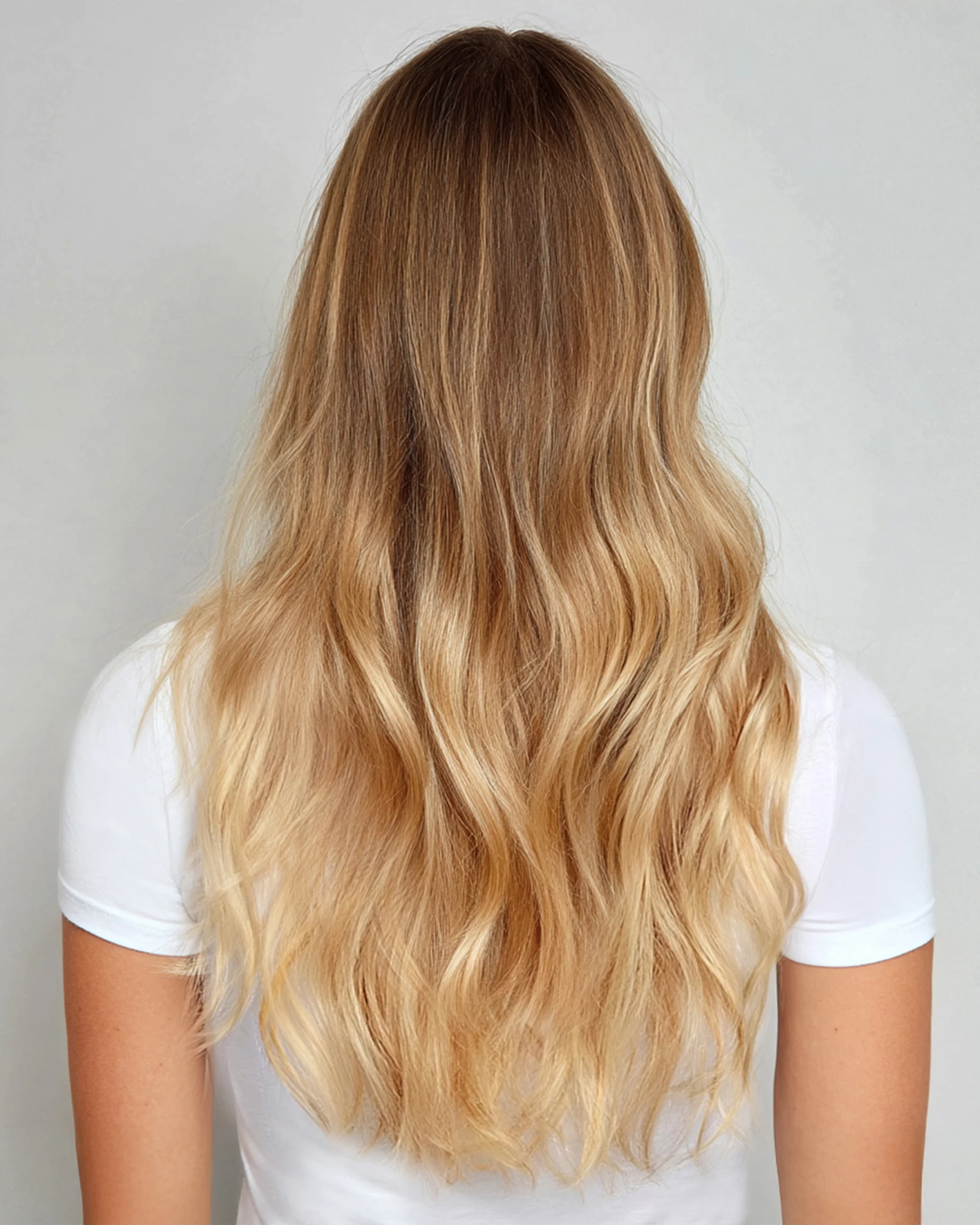 Silk Seam™ Clip-In, Ash Brown/Ash Blonde #8/60 Balayage - Image 3