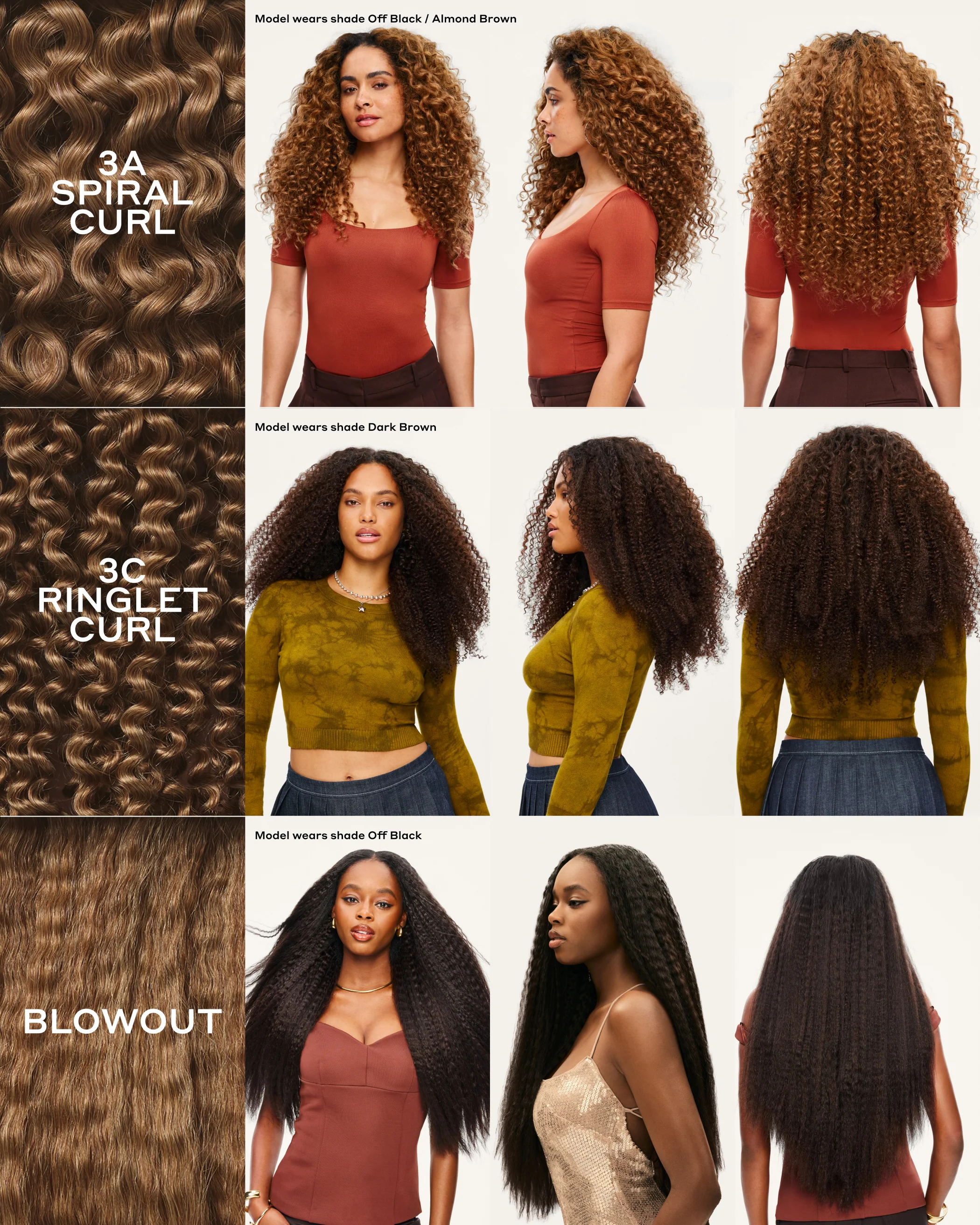 Silk Seam™ Textured Clip-In, Chestnut Brown #6 Natural 3A - Image 6