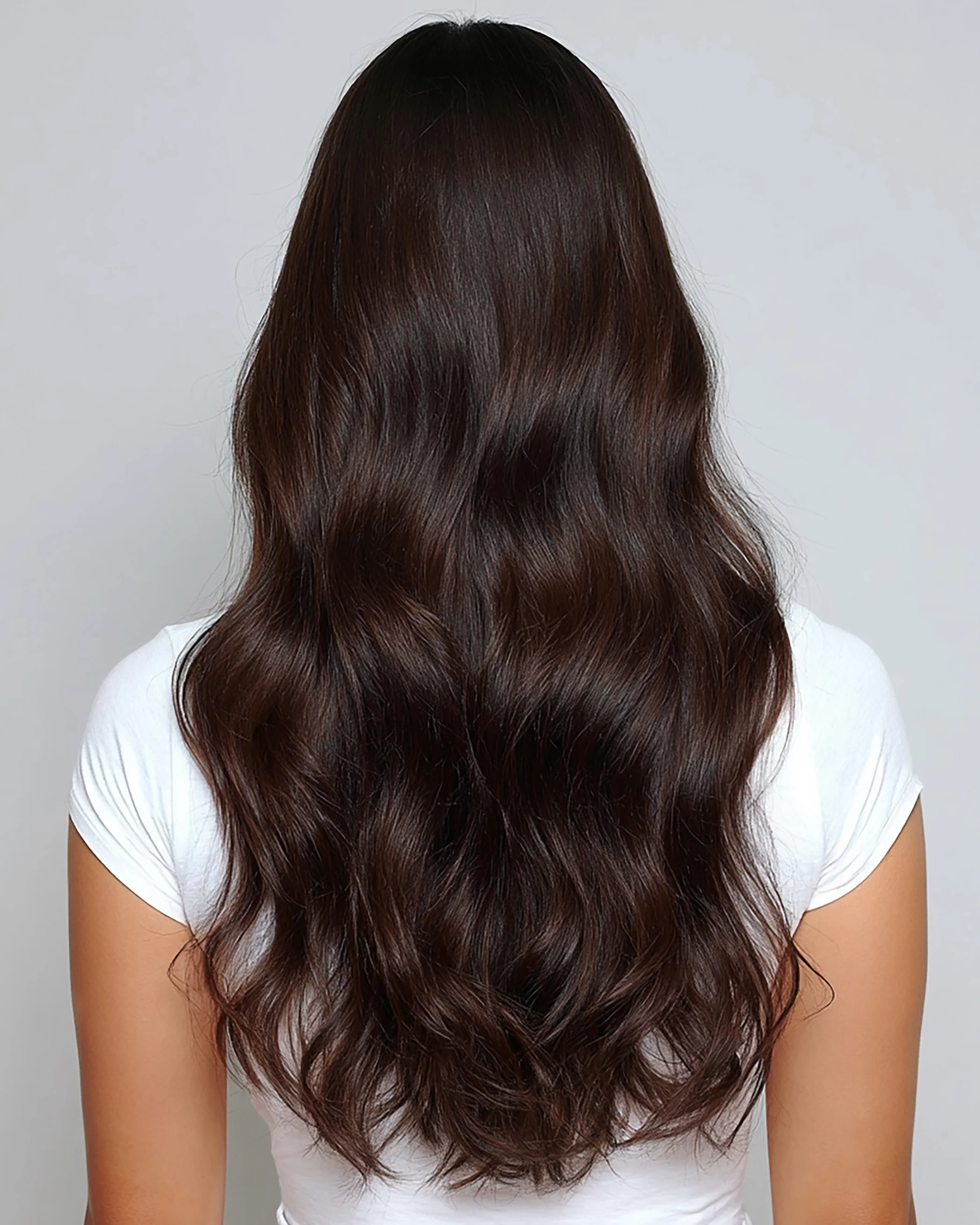 Silk Seam™ Clip-In, Dark Brown #2 Natural - Image 3