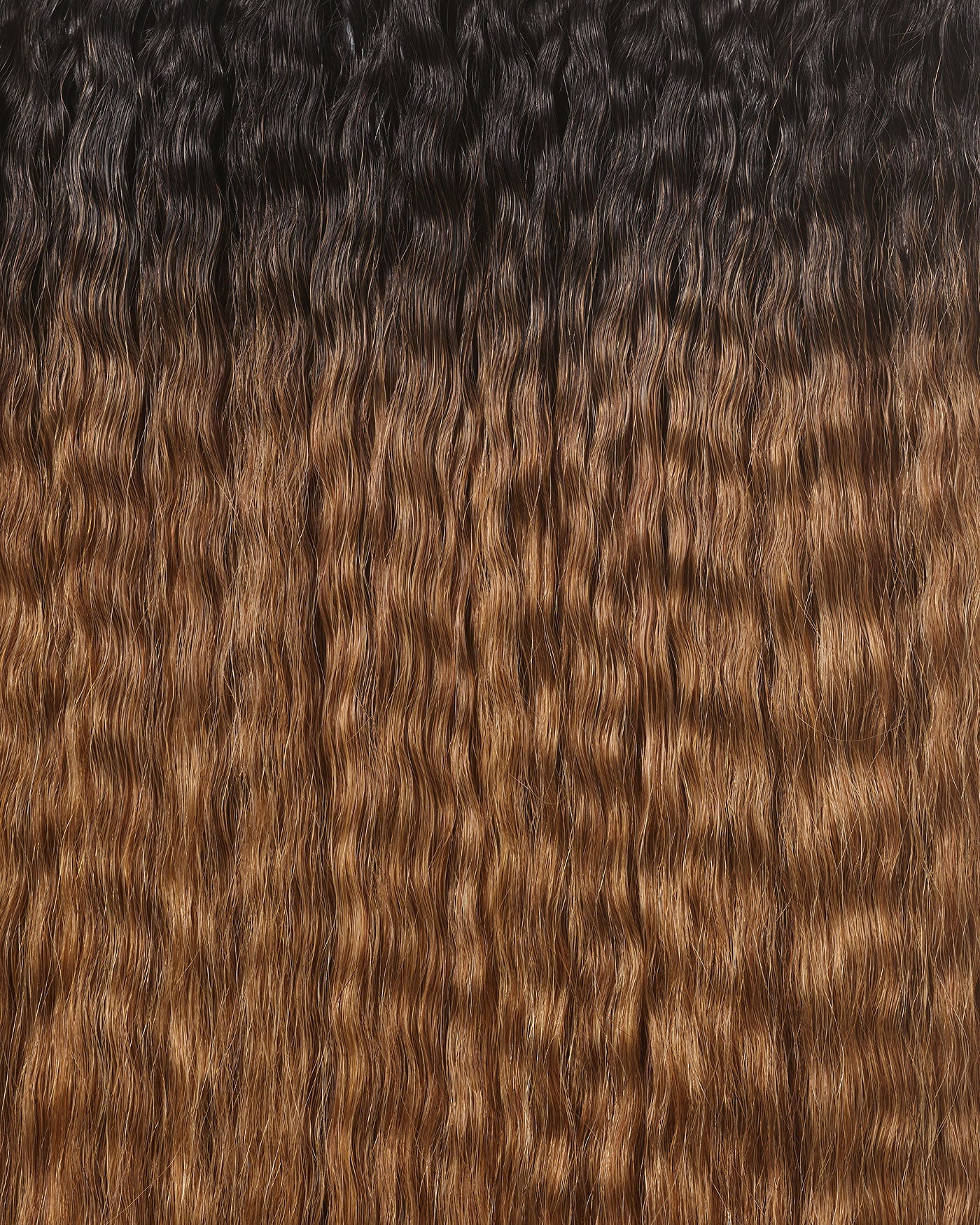 Silk Seam™ Textured Clip-In, Off Black/Almond Brown #1B/7 Rooted Blowout