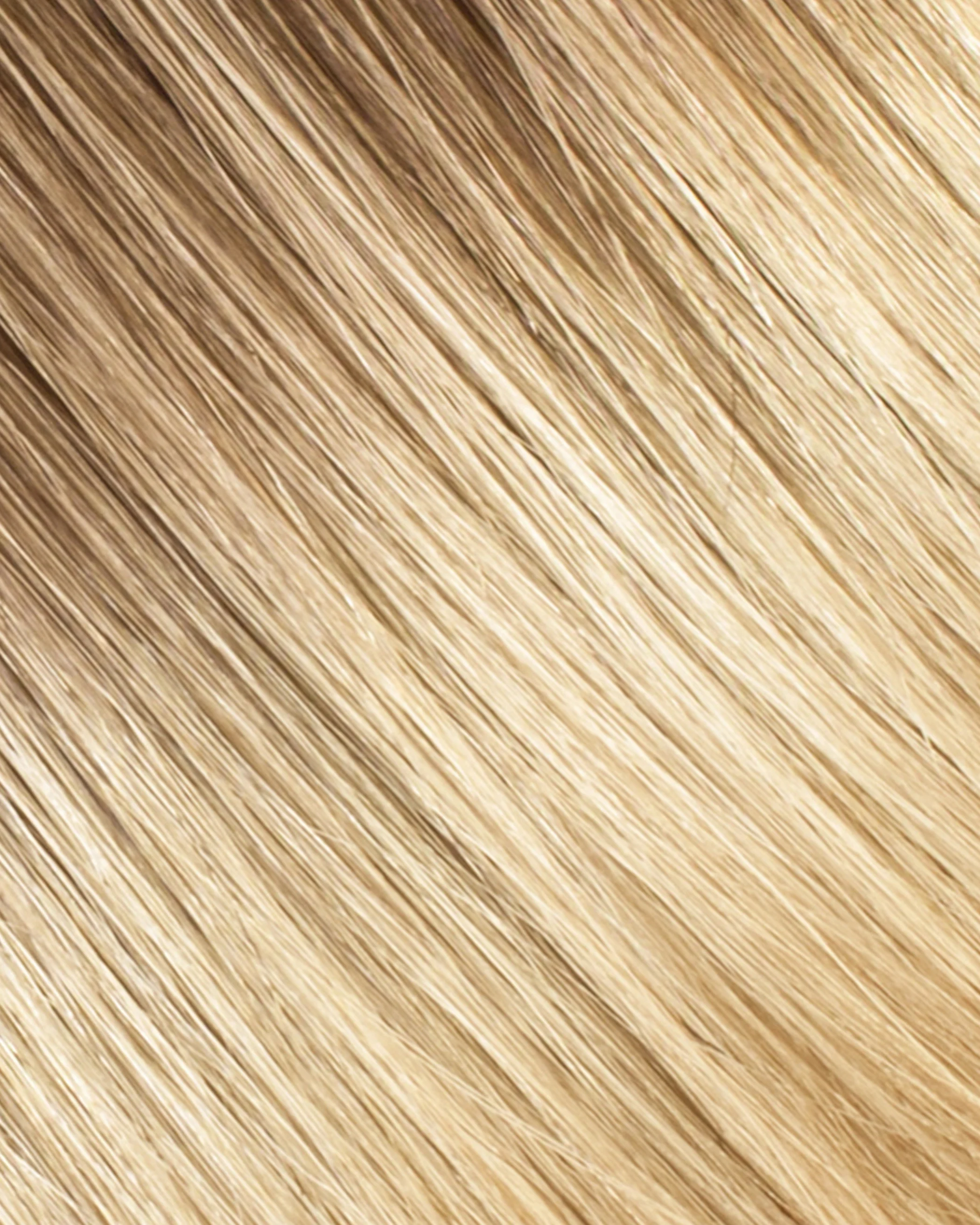 Silk Seam™ Volumizing Weft Clip-In, Ash Brown/Honey Blonde #8/20/24/60 Rooted