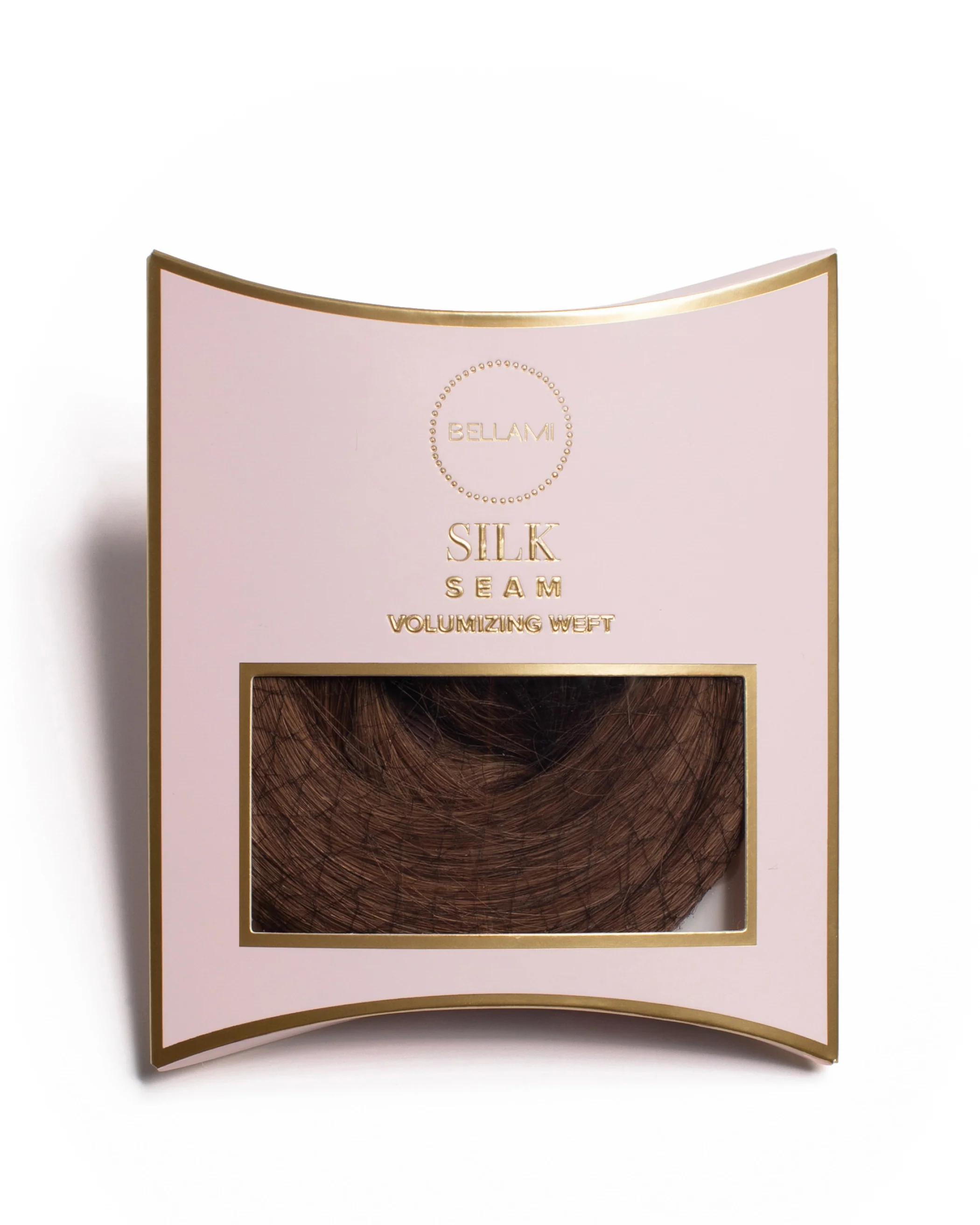 Silk Seam™ Volumizing Weft Clip-In, Chocolate Brown #4 Natural - Image 3