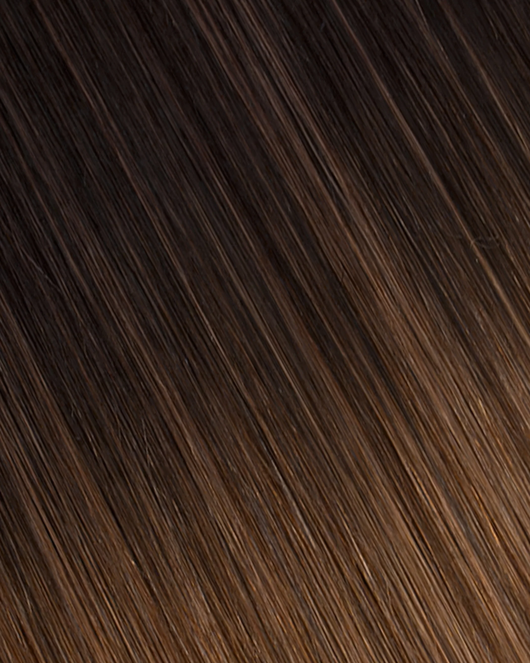 Silk Seam™ Volumizing Weft Clip-In, Dark Brown/Chestnut Brown #2/6 Balayage