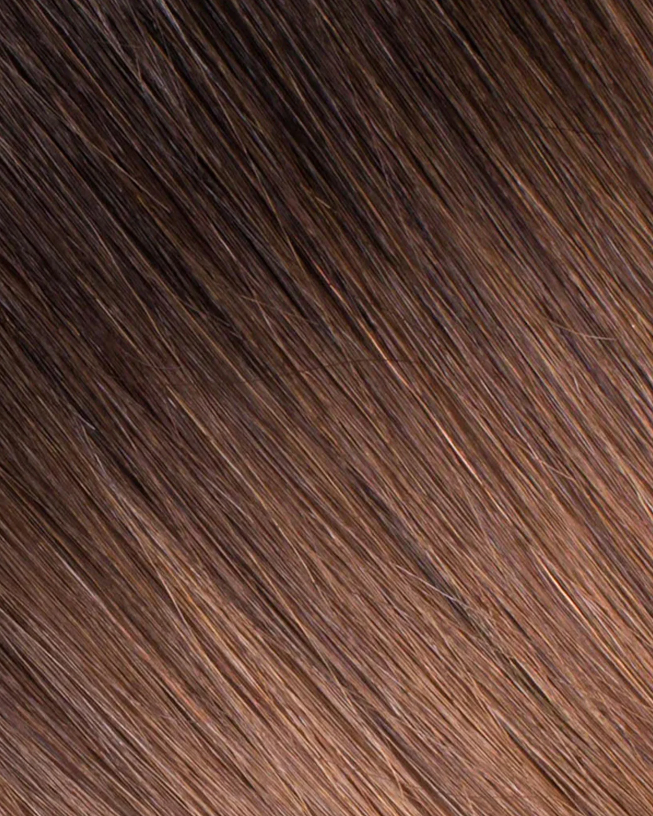 Silk Seam™ Volumizing Weft Clip-In, Off Black/Almond Brown #1B/7 Rooted