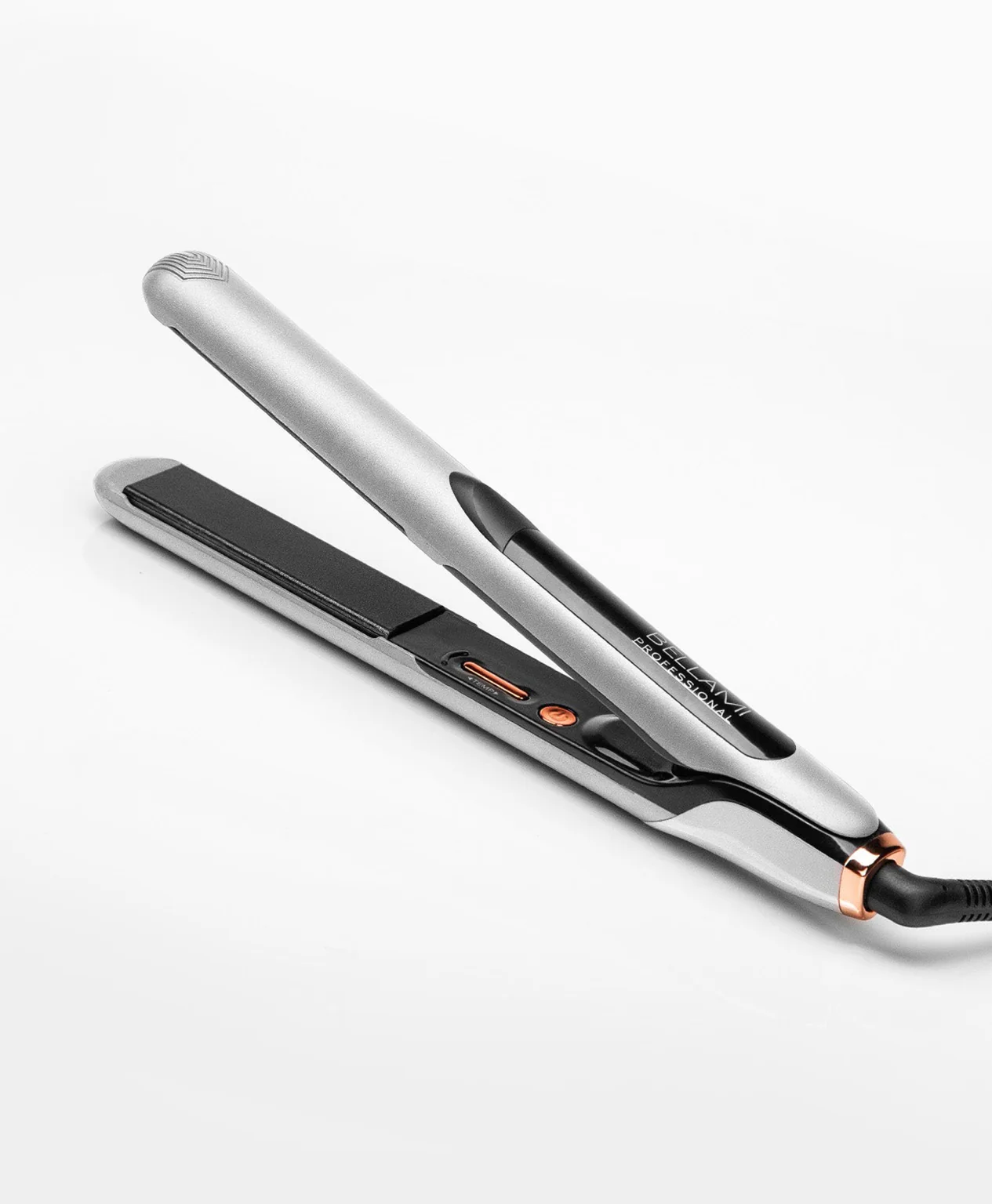 Triple Shine™ Professional Digital Flat Iron, Pearl White & Copper - Image 2